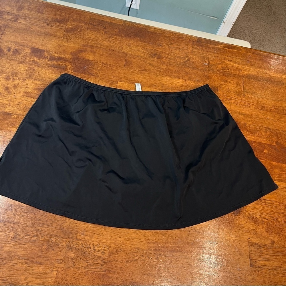 Swim by Cacique black swim skirt size 22 - Picture 6 of 6